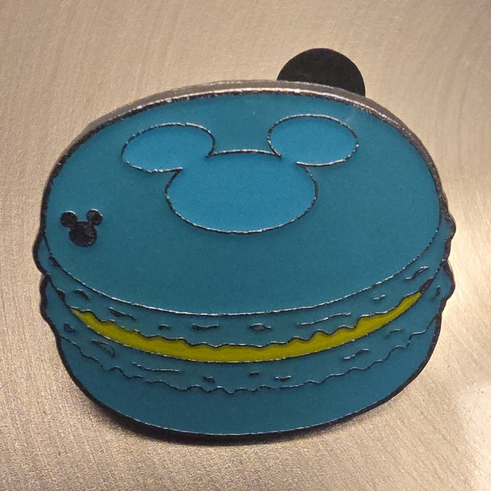 Disney Pin – Blue Macaron Hidden Mickey 3 of 5 Disney Collector Trading Pin